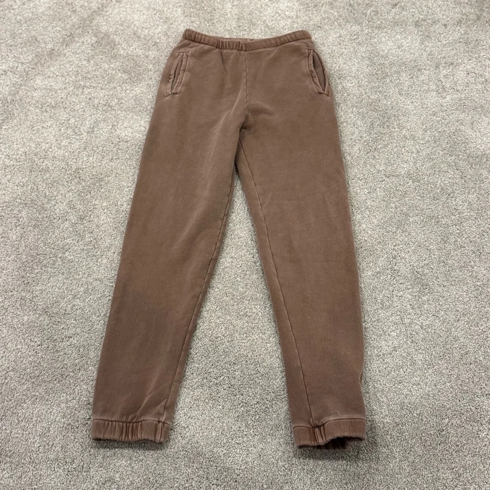 Joah Brown EMPIRE JOGGER in COCOA FRENCH TERRY cotton size XS/Small - Picture 5 of 12